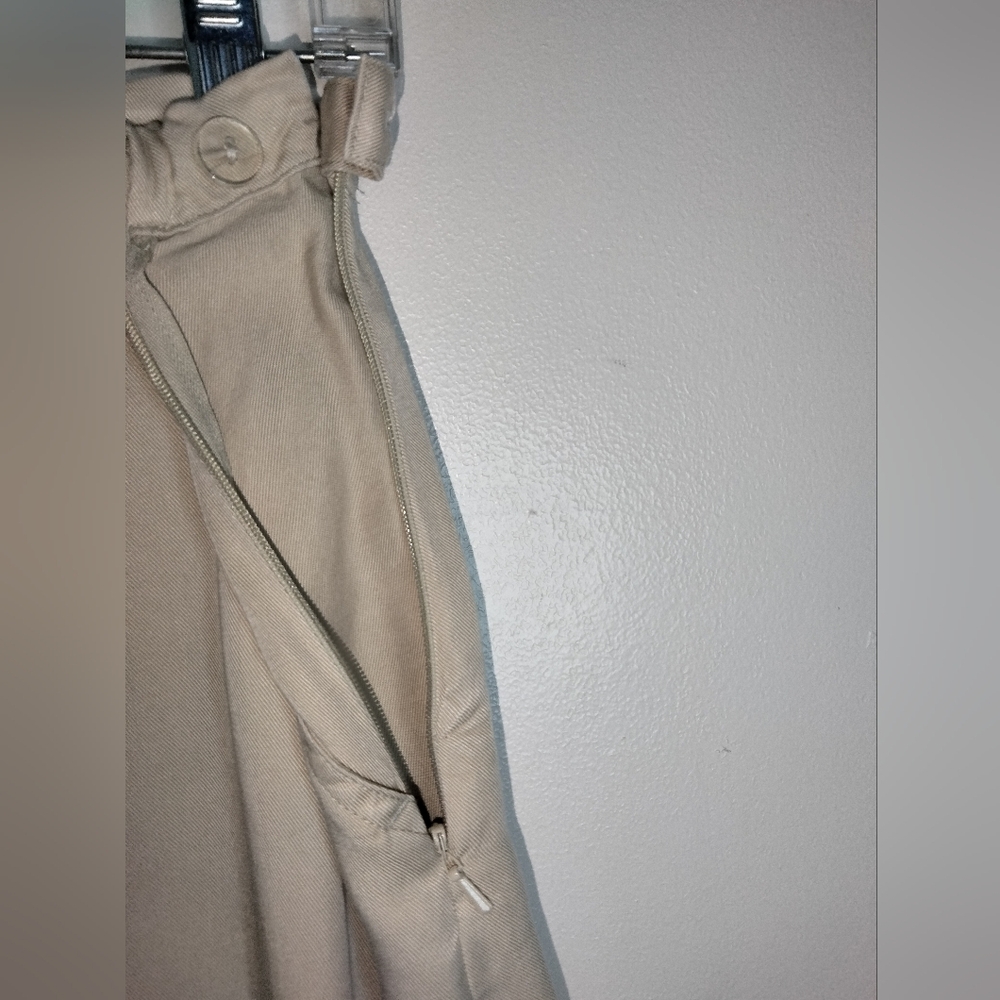 Linden Hill (Size M) Khaki 100% Lyocell Drawstring Slip Pockets Midi/Maxi Skirt - Picture 4 of 12